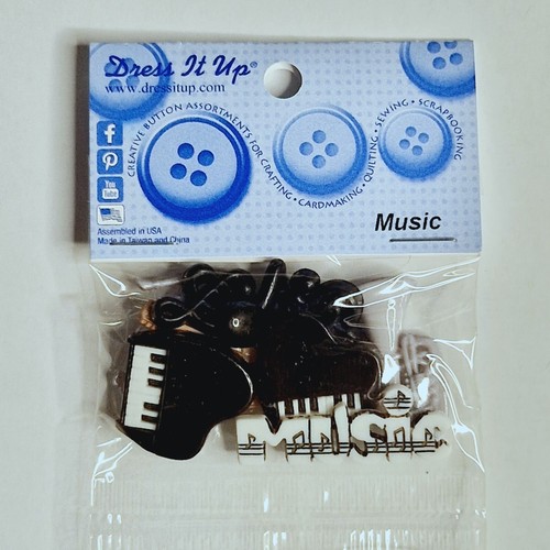 Dress novelty buttons - up,