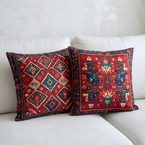 2pcs vintage geometric - vintage, cushion