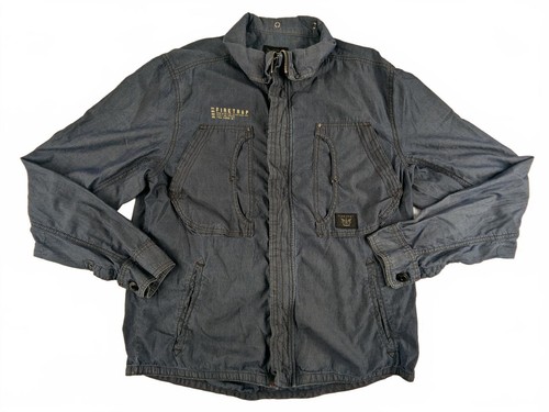 Firetrap blue cotton zip - firetrap,