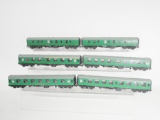 Bachmann OO Gauge BR / SR Green Mk 1 Coaches x 6