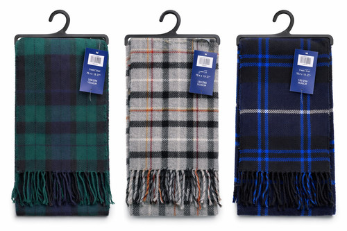 Men tartan scarf winter - men’s,