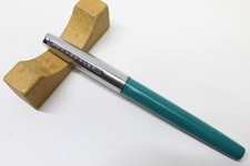 Esterbrook fountain pen Turquoise with chrome cap fitted with a 9128 NIB