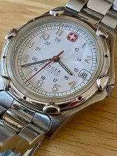 Wenger Victorinox SAK design Military 24 Hour Dial Mens Wristwatch Swiss Working