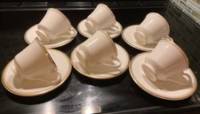 Set of 6 Royal Doulton Gold