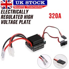 320A 6-12V Brushed ESC Waterproof Electronic Speed Controller RC Boats UK