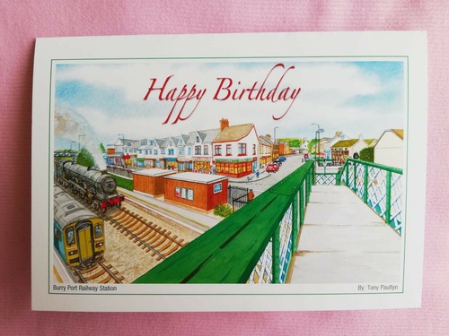 The railway station - the,