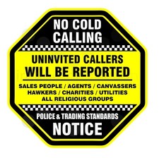 No Cold Calling Stop Uninvited