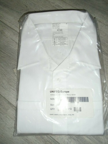 Mens white short sleeve - rn,