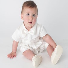  Baby Boys Christening Romper