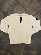 Stone Island White Jumper Size L