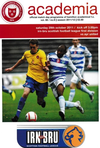 Hamilton academical 2011 - hamilton, 2011/12