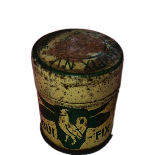 Vintage poulet fix tin - poulet,