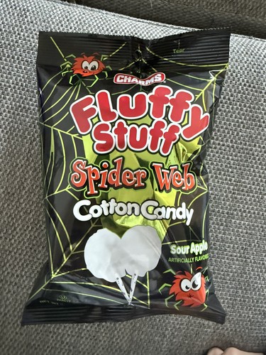 Charms fluffy stuff spiders - stuff,