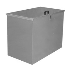 Large 64L Galvanised Metal