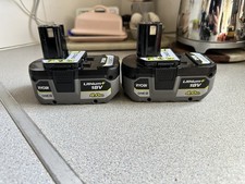 2x Ryobi 18v One+ Batteries