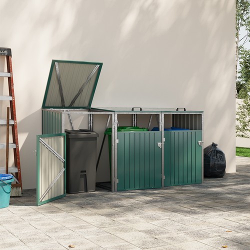 Triple wheelie bin - bin, storage