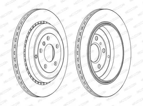Brake disc vented - brake, ddf1531c