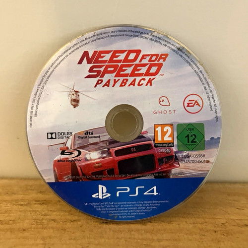 Need for speed payback ps4 - speed,