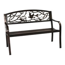 metal cast iron Garden Bench 2
