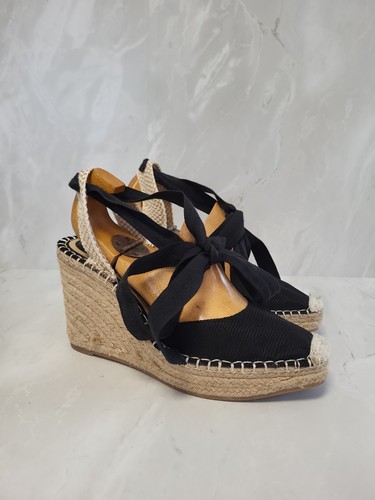 Zara black espadrilles wedge - espadrilles,