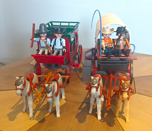Playmobil western stagecoach - western,