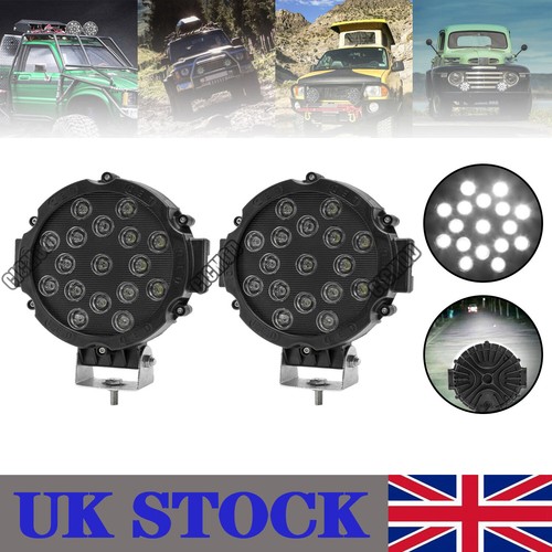 2pcs 7inch round led work - led,