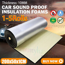 10M Sound Deadening Mat Firewall Heat Shield Insulation Thermal For Car Boat Van