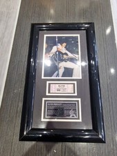 ELVIS PRESLEY GENUINE CONCERT TICKET STUB Framed Elvis Memorabilia 1977 Concert 