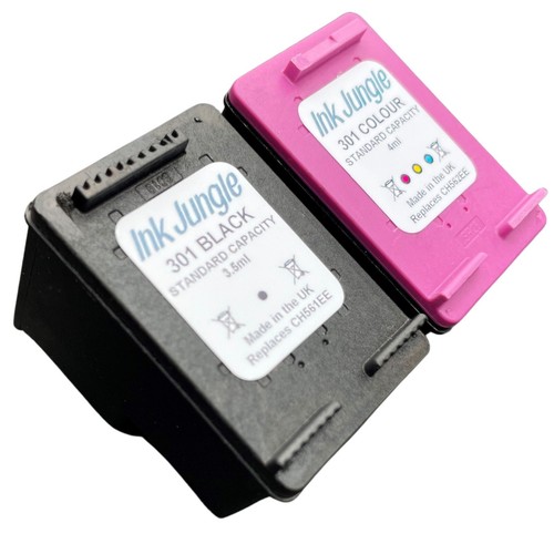 Refilled 301 black and - hp,
