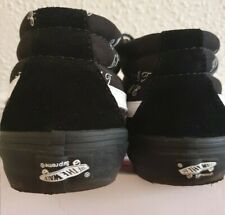 FW15 Supreme Vans Eat Me Sk8-Mid black UK 8 US 9 EUR 42 1/1 factory defect Rare