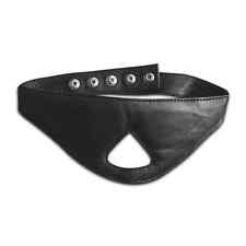 Women's Real Leather Sleep Eye Mask Blindfold Bondage Sex Role Play Slave Fetish