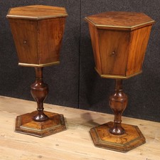 Pair of Italian side tables in