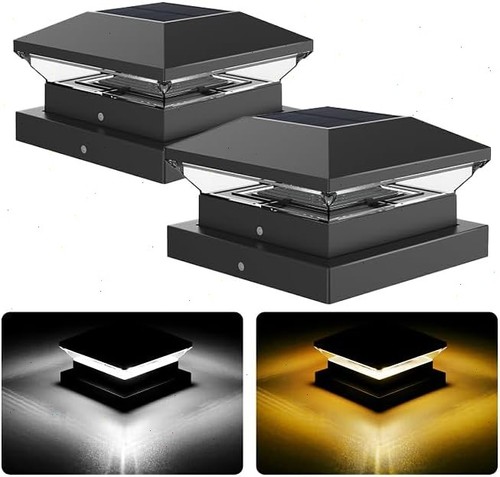 2pcs solar powered post - 2pcs,
