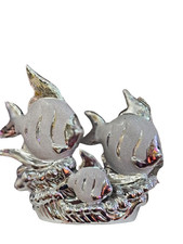 Gold/Silver Bling Fish Statue