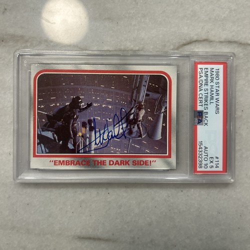 Mark hamill signed trading - mark,