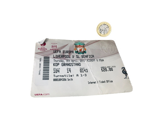 Football ticket liverpool - ticket,