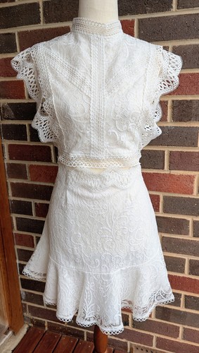 Indikah white lace - white, mini