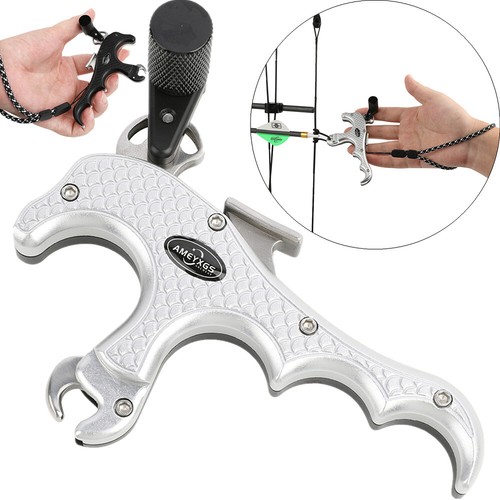Finger compound bow release - 4,