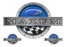 Maxum Boat Round Stickers -