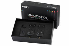 Fox Mini Micron X 2 Rod Bite Alarm & Receiver Set