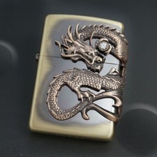 Zippo Dragon Side Metal
