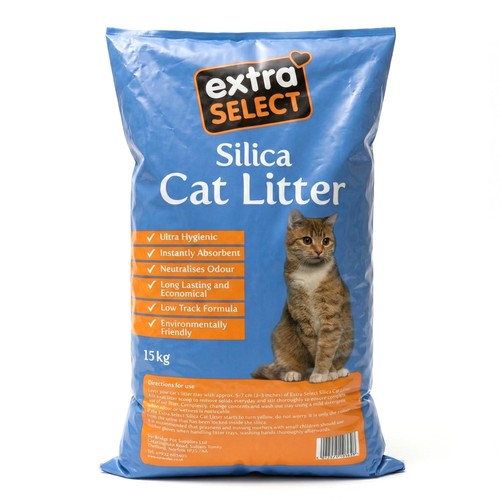 Silica cat litter - silica,