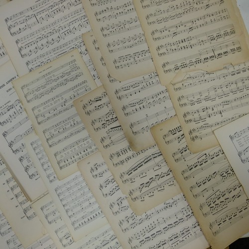 Vintage sheet music - paper, for