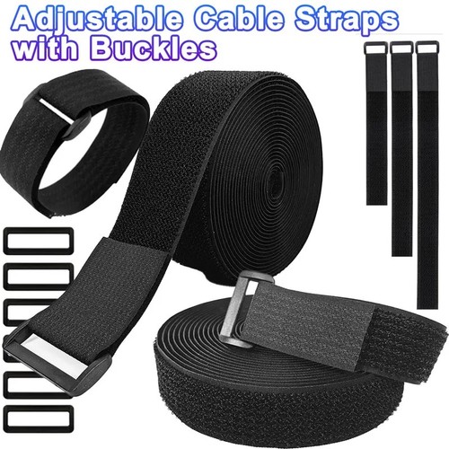 Hook and loop cable straps - loop, 5m