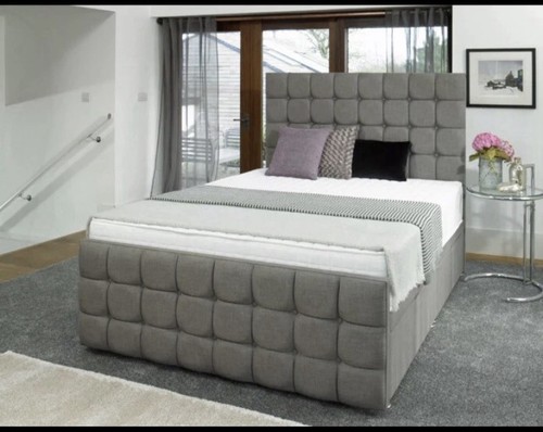 Divan storage bed with - storage, floor