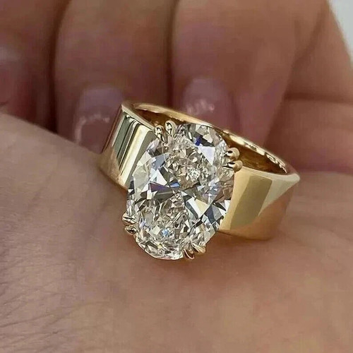 Wedding oval cut 14k - wedding,