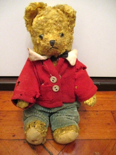 Vintage jointed english teddy - english,