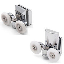 Pack of 4 x Zinc Shower Door Rollers/Runners/Wheels 23mm  Top+ Bottom L067-L020