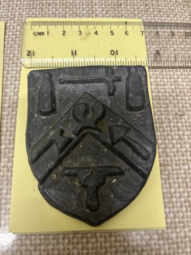 Old masonic lead door - door, sign