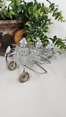 Mid century condiment set - century,